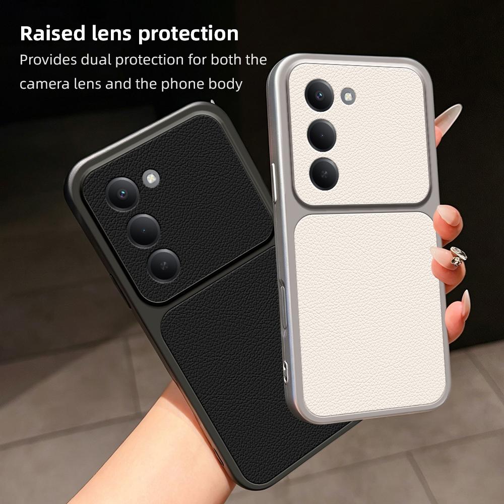 For Redmi 15 5G / 4G EU 171mm Lambskin Series Skin Feel Shockproof Phone Case(Silver)