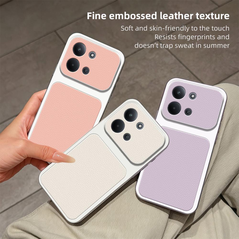 For Redmi 15C 5G / 4G EU 173mm / Poco C85 5G Lambskin Series Skin Feel Shockproof Phone Case(Silver)