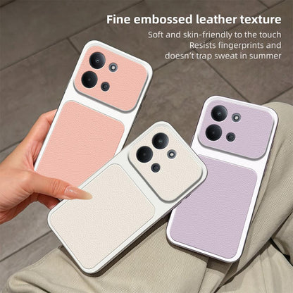 For Redmi 15C 5G / 4G EU 173mm / Poco C85 5G Lambskin Series Skin Feel Shockproof Phone Case(Black)