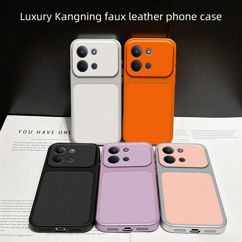 For Redmi 15C 5G / 4G Global 171mm / Poco C85 4G Lambskin Series Skin Feel Shockproof Phone Case(Silver)