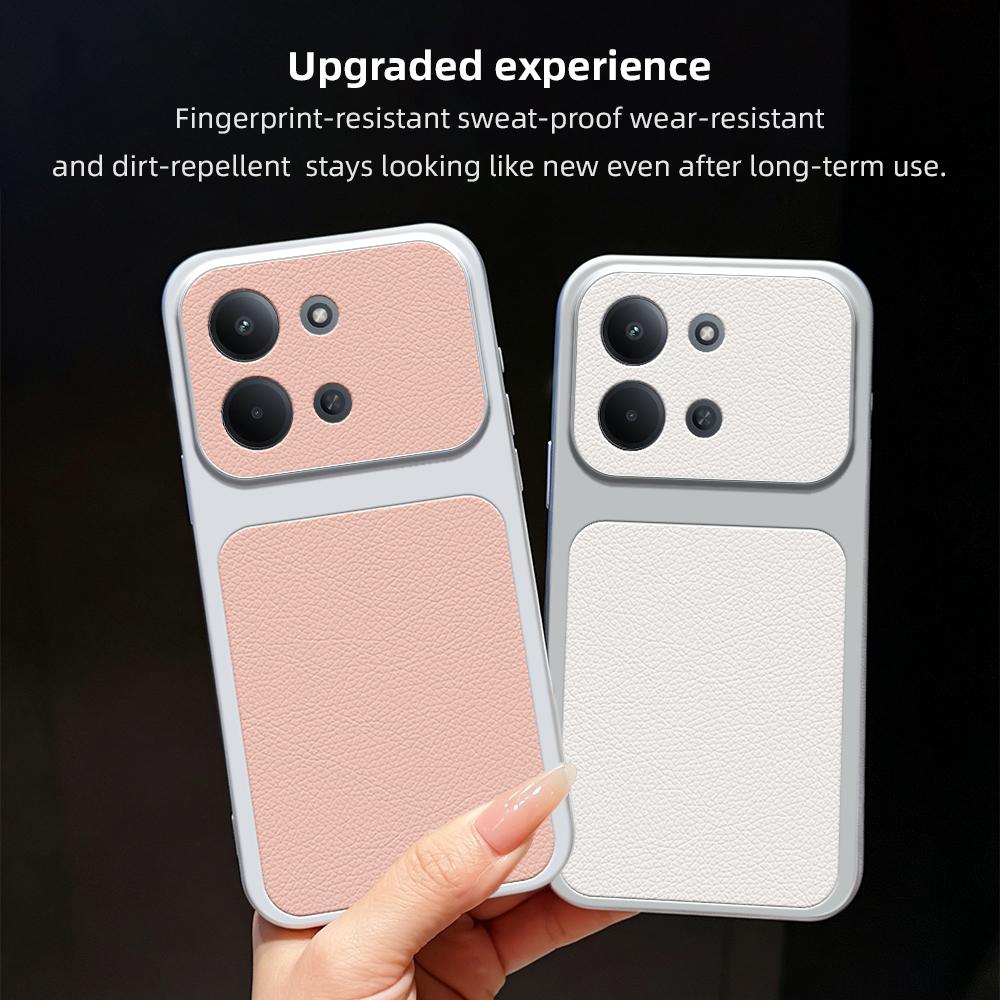 For Redmi 15C 5G / 4G Global 171mm / Poco C85 4G Lambskin Series Skin Feel Shockproof Phone Case(Silver)