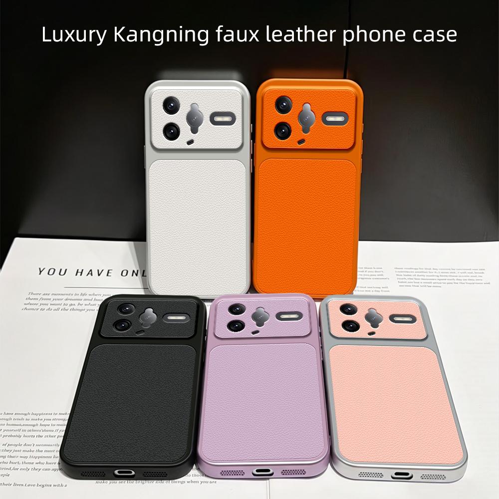 For Redmi K80 Pro Lambskin Series Skin Feel Shockproof Phone Case(Black)