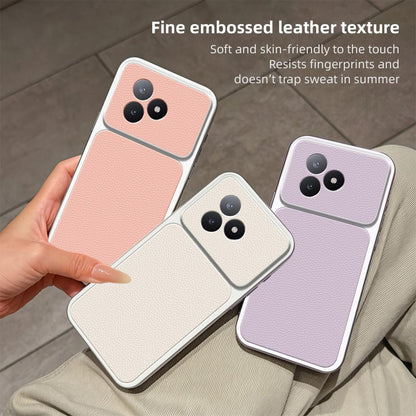 For Redmi K80 Ultra Lambskin Series Skin Feel Shockproof Phone Case(Silver)