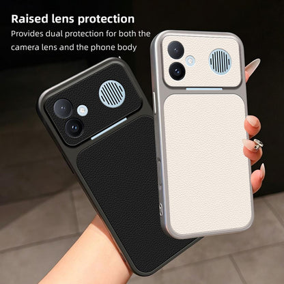 For Redmi K90 Max 5G Lambskin Series Skin Feel Shockproof Phone Case(Silver)