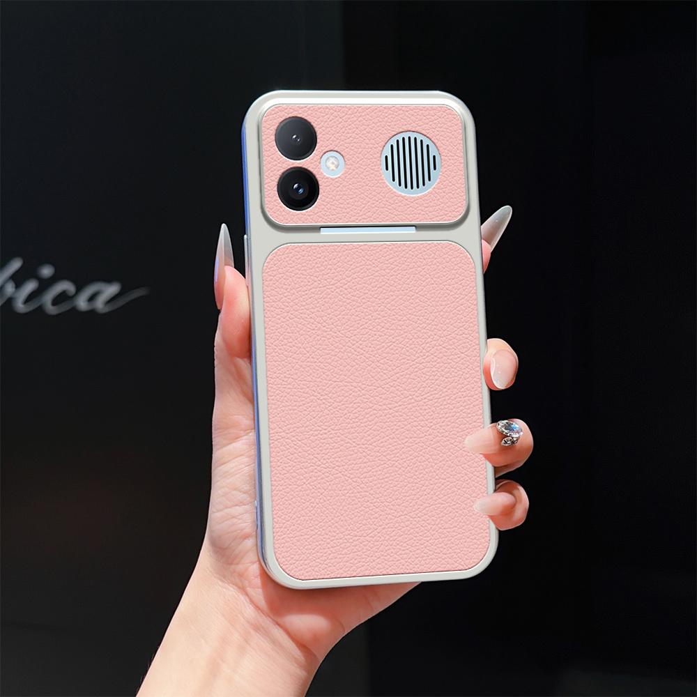 For Redmi K90 Max 5G Lambskin Series Skin Feel Shockproof Phone Case(Pink)