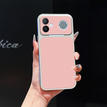 For Redmi K90 Max 5G Lambskin Series Skin Feel Shockproof Phone Case(Pink)