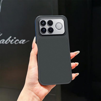 For Redmi K90 Pro Max 5G Lambskin Series Skin Feel Shockproof Phone Case(Black)