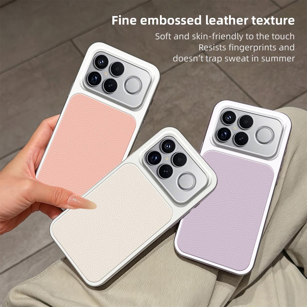 For Redmi K90 Pro Max 5G Lambskin Series Skin Feel Shockproof Phone Case(Purple)
