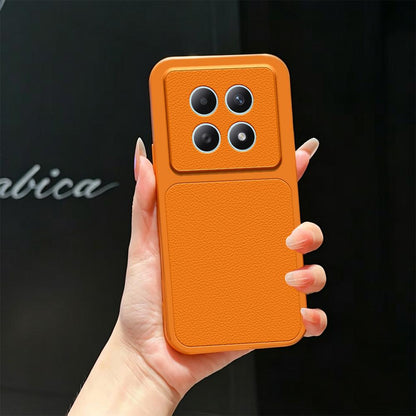 For Redmi Note 15 Global 164mm / Poco M8 5G Lambskin Series Skin Feel Shockproof Phone Case(Orange)