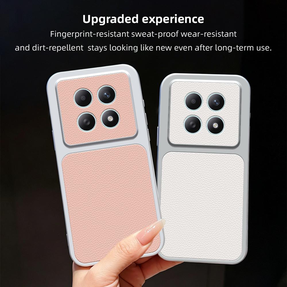For Redmi Note 15 Global 164mm / Poco M8 5G Lambskin Series Skin Feel Shockproof Phone Case(Orange)