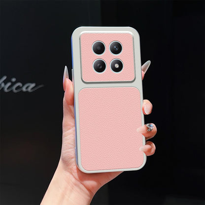 For Redmi Note 15 Global 164mm / Poco M8 5G Lambskin Series Skin Feel Shockproof Phone Case(Pink)