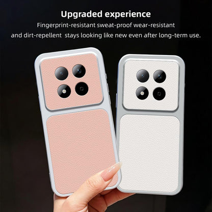 For Redmi Note 15 Pro 5G Global 163.6mm Lambskin Series Skin Feel Shockproof Phone Case(Purple)