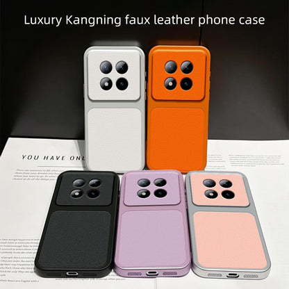 For Redmi Note 15 Pro+ 5G Global 163.3mm Lambskin Series Skin Feel Shockproof Phone Case(Purple)