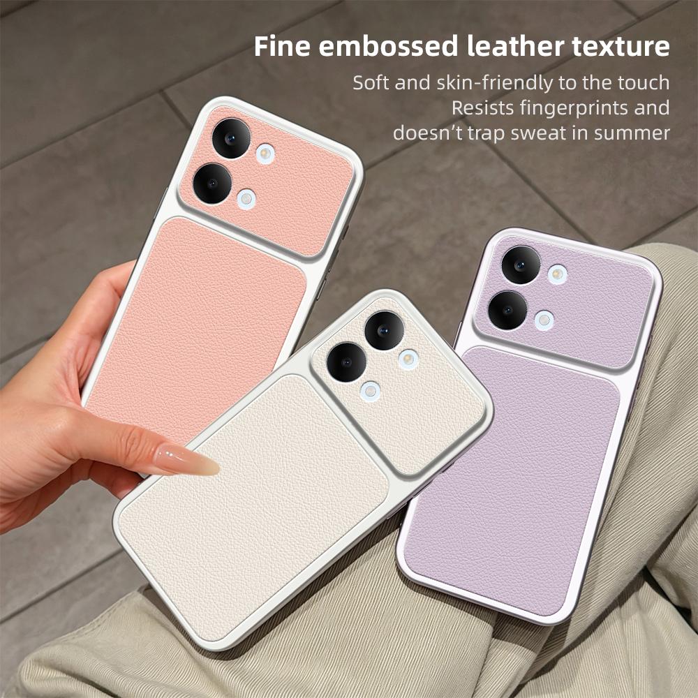 For Redmi Turbo 5 Max / Poco X8 Pro Max Lambskin Series Skin Feel Shockproof Phone Case(Pink)