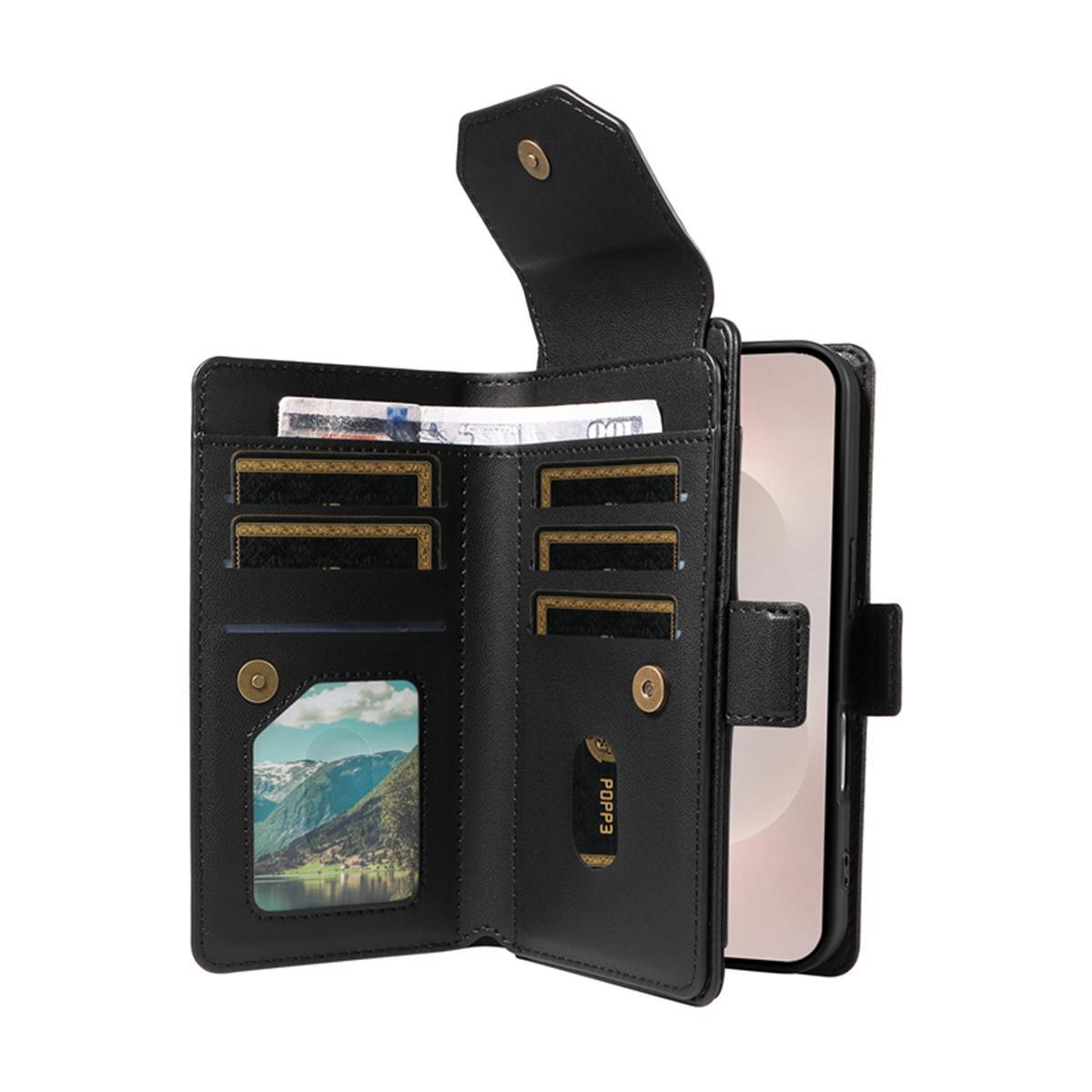 For Redmi Note 17 5G/4G Global 171mm Multi Card Wallet Leather Phone Case with Strap(Black)