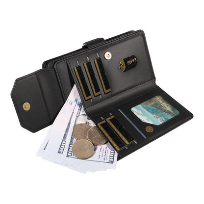For Redmi Note 17 5G/4G Global 171mm Multi Card Wallet Leather Phone Case with Strap(Black)