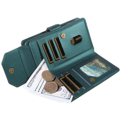 For Redmi 17 5G / 4G Global 170mm Multi Card Wallet Leather Phone Case with Strap(Green)
