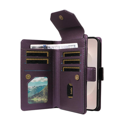 For Redmi 17 5G / 4G Global 170mm Multi Card Wallet Leather Phone Case with Strap(Purple)