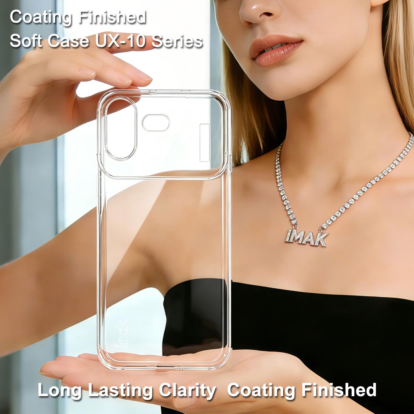 For Nothing Phone 4b imak UX-10 Series Transparent Shockproof TPU Phone Case(Transparent)