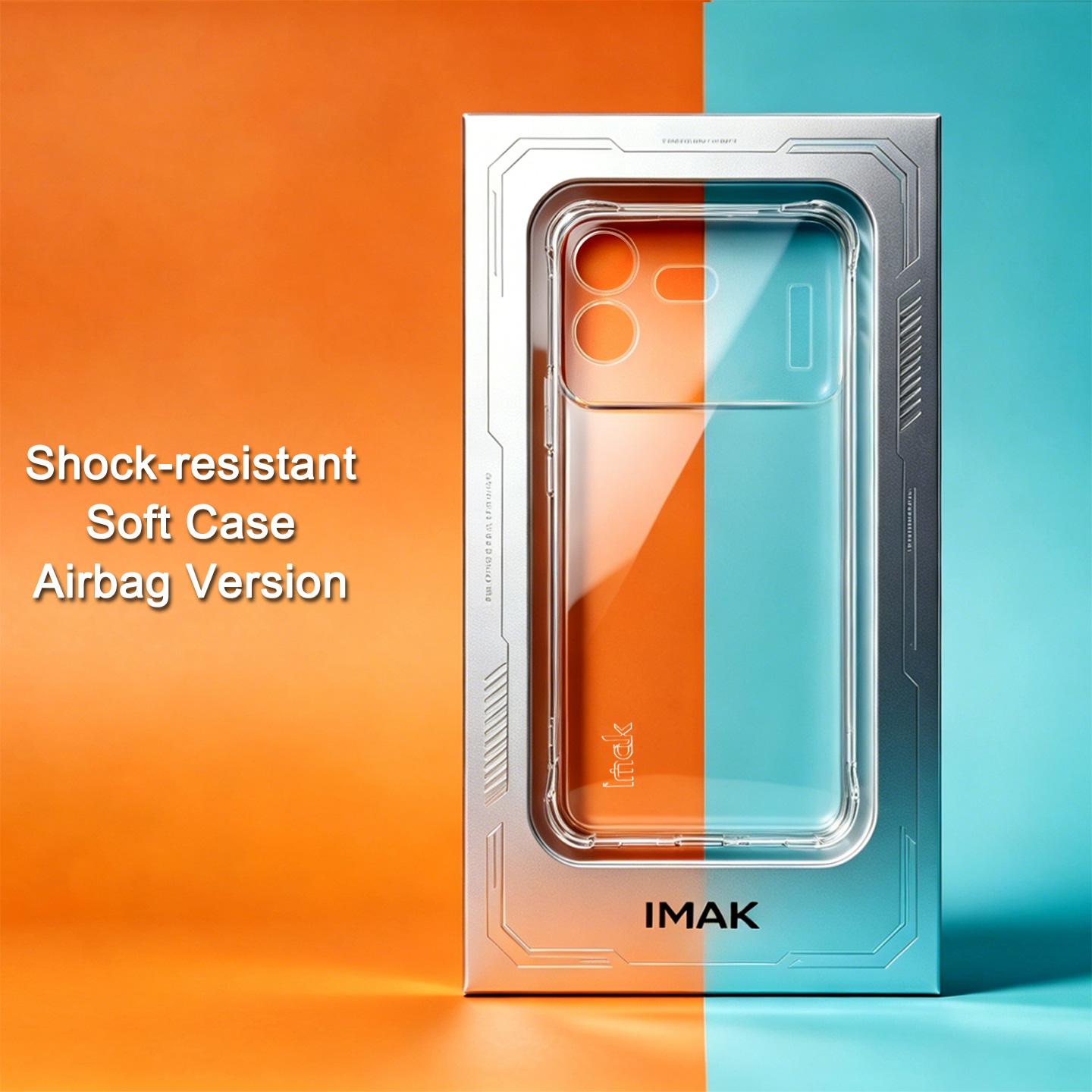 For Nothing Phone 4b imak Shockproof Airbag TPU Phone Case(Transparent)