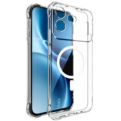 For Nothing Phone 4b imak Magnetic Shockproof Airbag TPU Phone Case(Transparent)