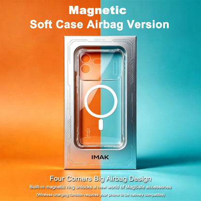 For Nothing Phone 4b imak Magnetic Shockproof Airbag TPU Phone Case(Transparent)