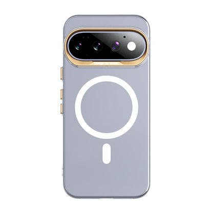 For Google Pixel 11 Pro XL ABEEL Transparent Magnetic Hardened PC Phone Case(White)