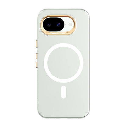 For Google Pixel 10a ABEEL Transparent Magnetic Hardened PC Phone Case(White)