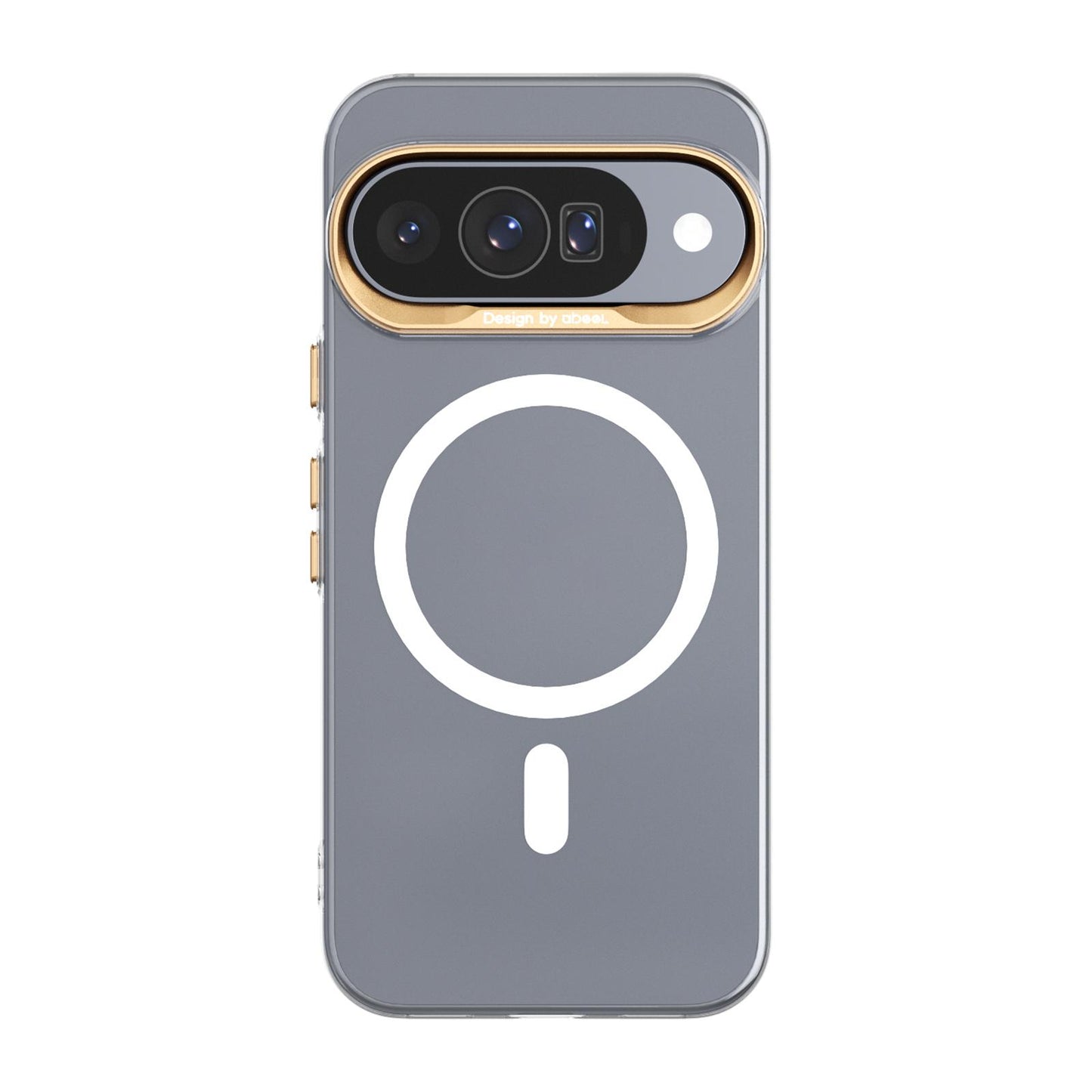 For Google Pixel 10 / 10 Pro ABEEL Transparent Magnetic Hardened PC Phone Case(White)