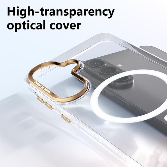For Galaxy A37 5G ABEEL Transparent Magnetic Hardened PC Phone Case(White)