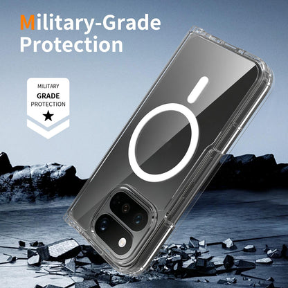 For Google Pixel 11 Pro Fold Scratch-proof Transparent Magnetic Phone Case