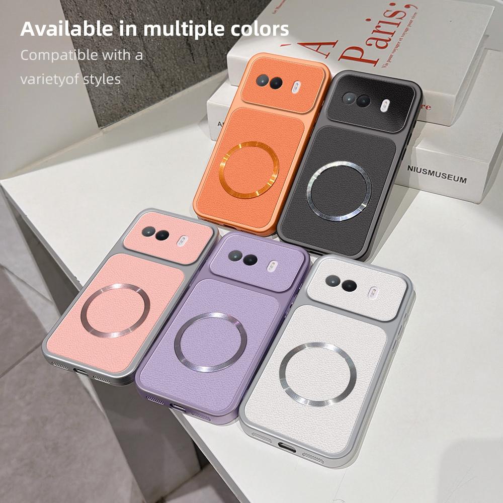 For vivo iQOO Z11 Turbo 5G Lambskin Series Magnetic Skin Feel Phone Case(Silver)