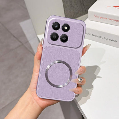 For Honor 400 Smart Lambskin Series Magnetic Skin Feel Phone Case(Purple)