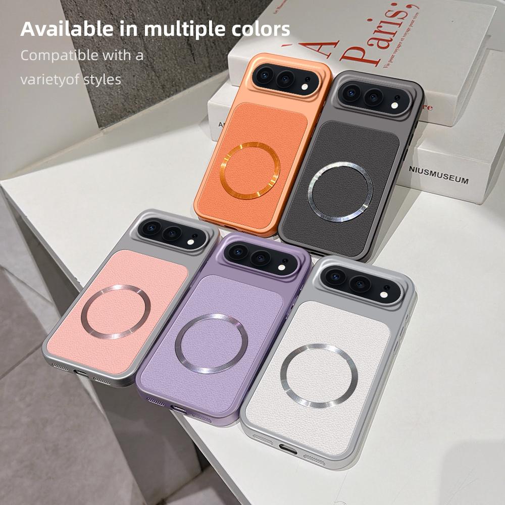 For Honor 500 / 500 Pro Global 155.8mm Lambskin Series Magnetic Skin Feel Phone Case(Silver)