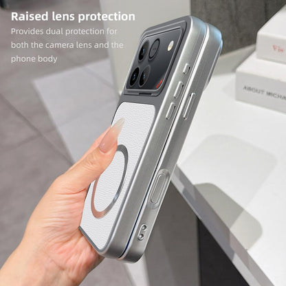 For Honor Win 5G Lambskin Series Magnetic Skin Feel Phone Case(Silver)