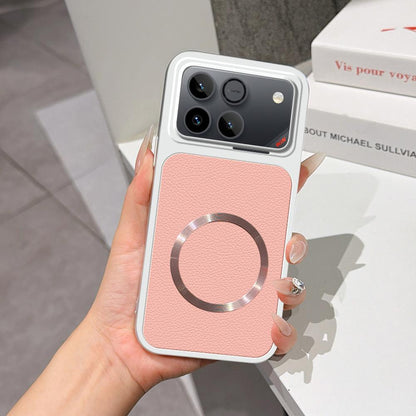 For Honor Win 5G Lambskin Series Magnetic Skin Feel Phone Case(Pink)