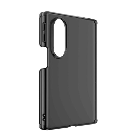 For Galaxy Z Fold8 5G Glossy Finish Hinge Protection PC Phone Case(Black)