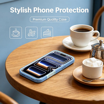 For iPhone 18 Pro Max Silicone Magnetic Anti-drop Protective Phone Case(Light Blue)