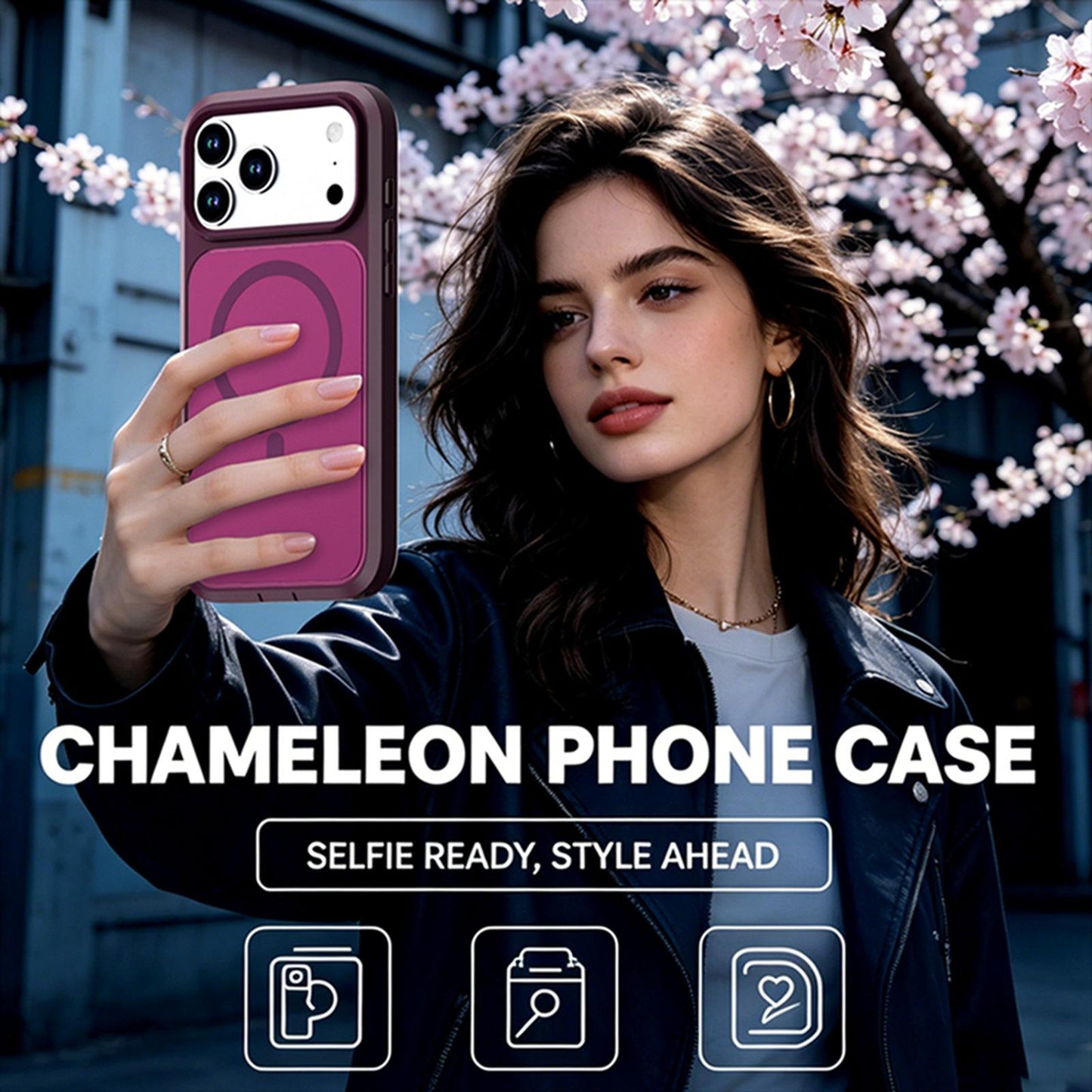 For iPhone 18 Pro Max Silicone Magnetic Anti-drop Protective Phone Case(Wine)