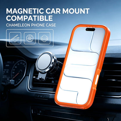 For iPhone 17 Silicone Magnetic Anti-drop Protective Phone Case(Orange)
