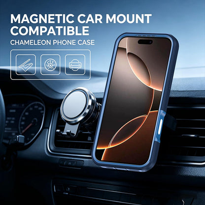 For iPhone 16 Pro Silicone Magnetic Anti-drop Protective Phone Case(Blue)