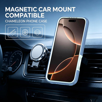 For iPhone 16 Pro Silicone Magnetic Anti-drop Protective Phone Case(Light Blue)