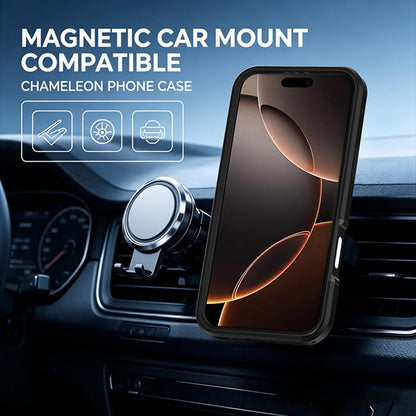 For iPhone 16 Plus Silicone Magnetic Anti-drop Protective Phone Case(Black + Black)