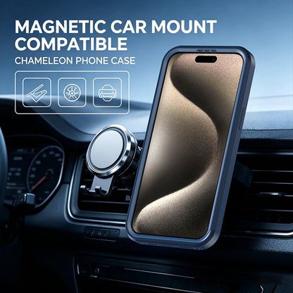 For iPhone 15 Pro Silicone Magnetic Anti-drop Protective Phone Case(Blue)