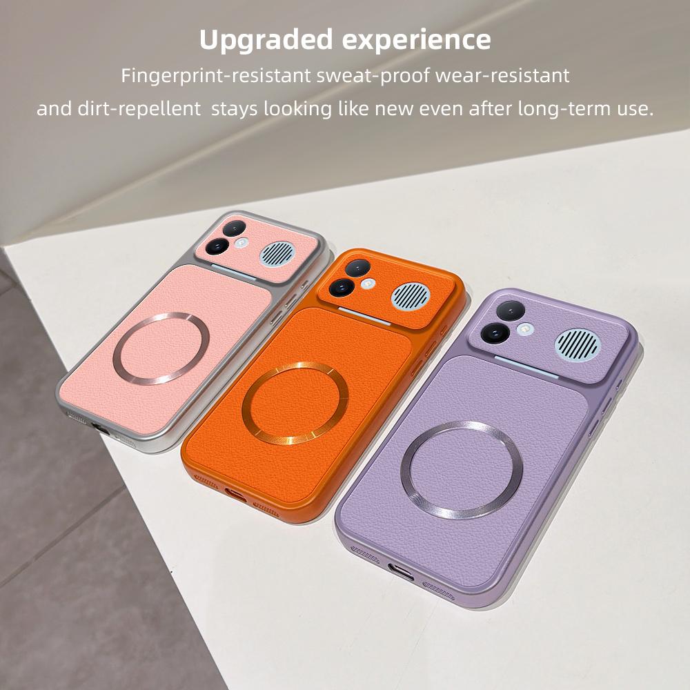 For Redmi K90 Max 5G Lambskin Series Magnetic Skin Feel Phone Case(Pink)