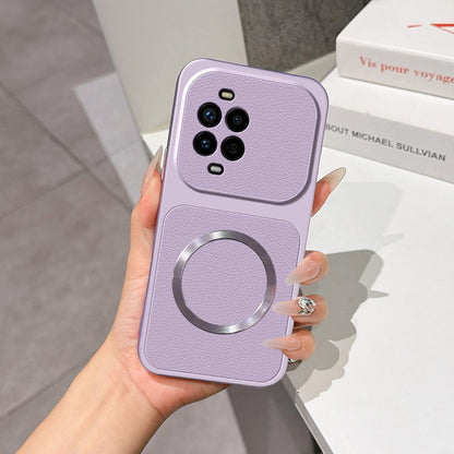 For Huawei nova 13 Pro Lambskin Series Magnetic Skin Feel Phone Case(Purple)
