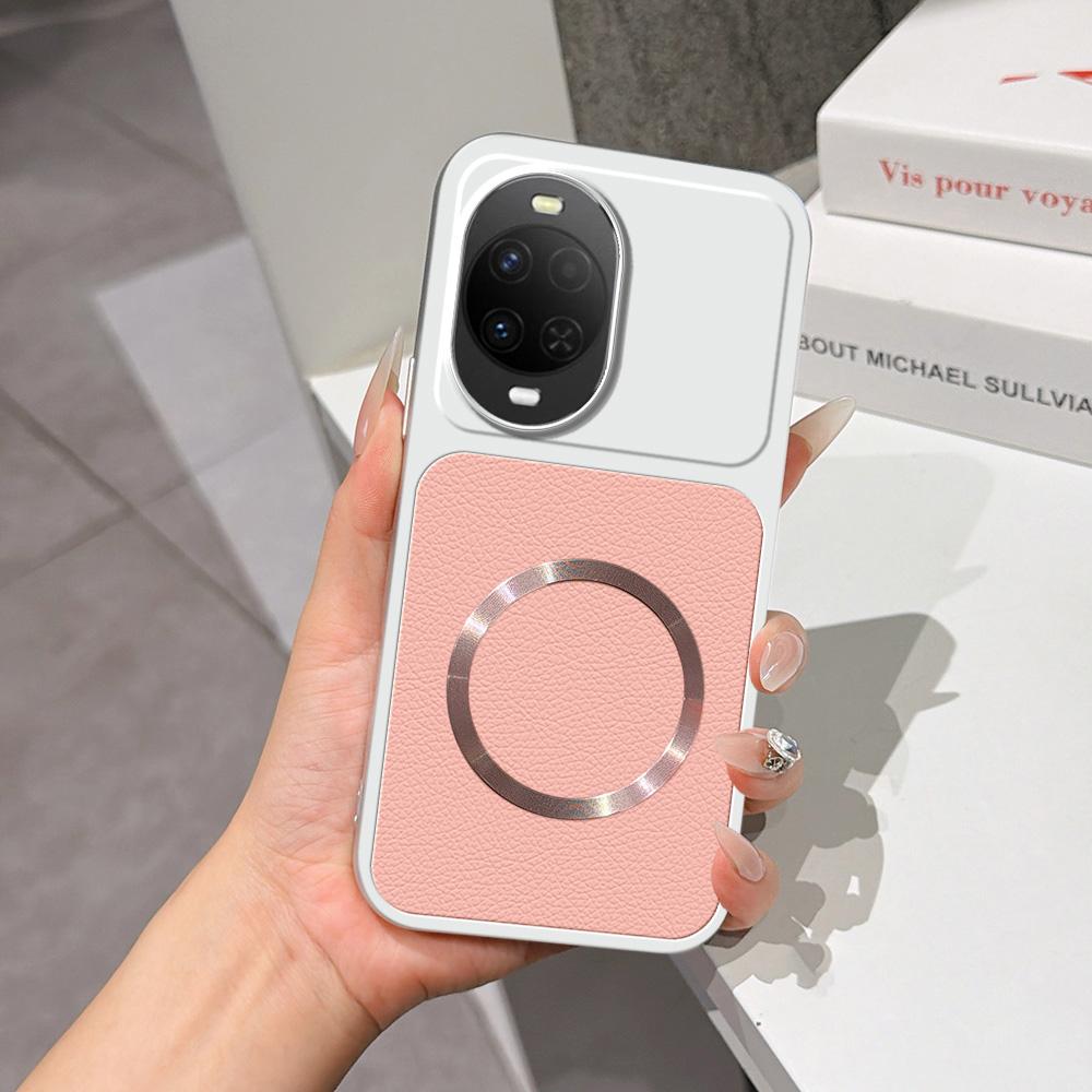 For Huawei nova 15 Lambskin Series Magnetic Skin Feel Phone Case(Pink)