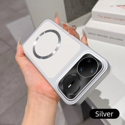 For Huawei nova 15 Pro Lambskin Series Magnetic Skin Feel Phone Case(Silver)