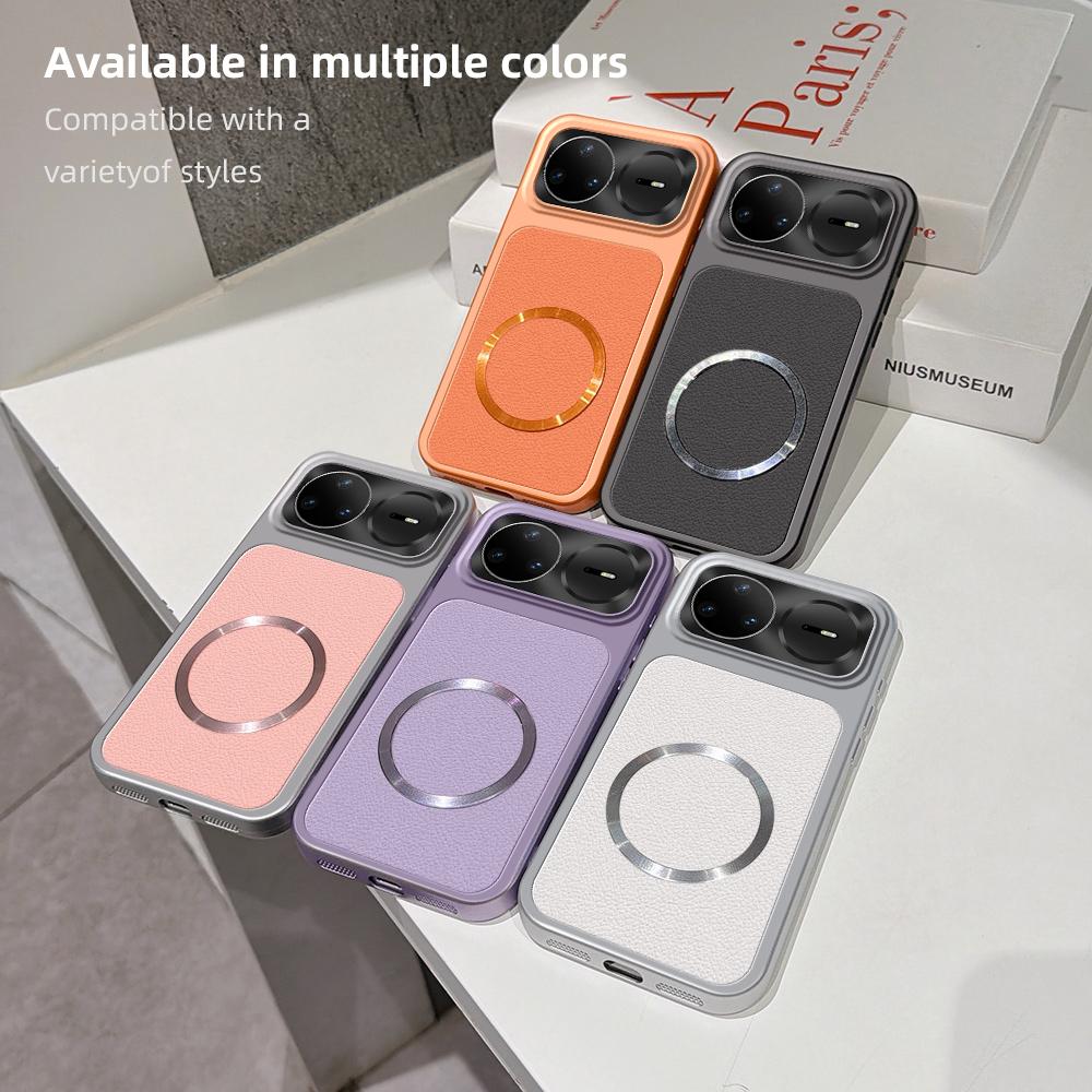 For Huawei nova 15 Pro Lambskin Series Magnetic Skin Feel Phone Case(Silver)