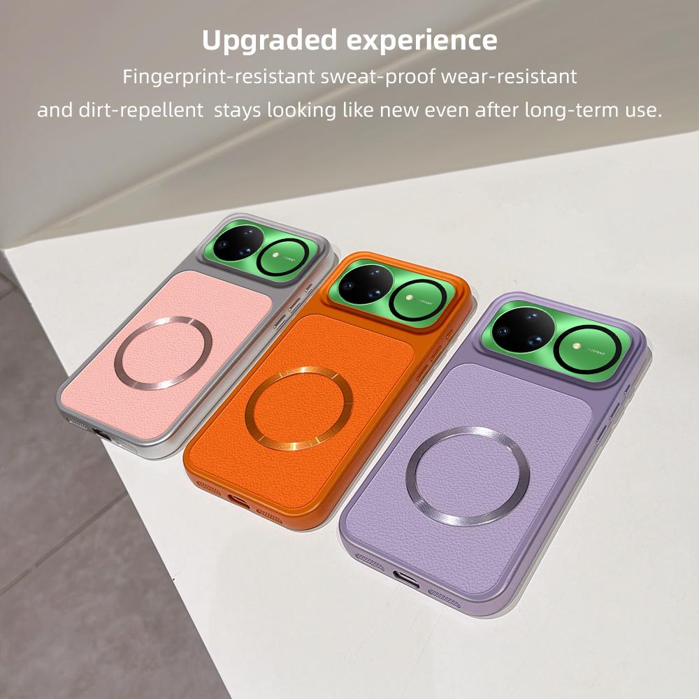 For Huawei nova 15 Ultra Lambskin Series Magnetic Skin Feel Phone Case(Silver)